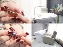 サロンチーズ(SALON CHEESE)の雰囲気（(1階)半個室Hair Salon (2階)完全個室Nail SalonのBEAUTY SHOP☆）
