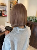 オーバルヘアー(OVAL hair)&nbsp;ミルクティーブラウン/ミディアムボブ