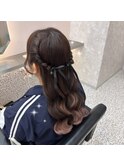 ねじりハーフツイン