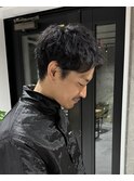 MEN'S/ナチュラルツイスパ/短髪/刈り上げなし