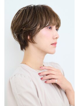 ユニックス イオンモール幕張新都心店(UNIX) 大人可愛い小顔カジュアルショートボブ[グレージュカラー]◎30代