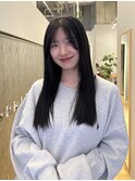 地毛風カラー／暗めアッシュグレージュ