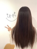 ヘアデザイン テト(hair design te et)&nbsp;さらさらツヤツヤ☆スーパーロング