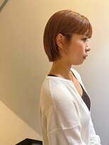 ヌー 栄(nuu)&nbsp;【SHIHO】short bob×orange beige
