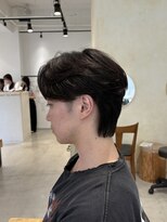 ビューバイネオリーブ 用賀店(Beau'r by neolive)&nbsp;サーフカール刈り上げセンターパートリバースセンターパート