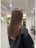 【髪質改善】カット+ダメージレス縮毛矯正+トリートメント¥19,800