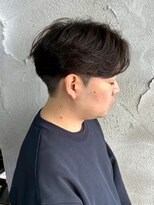 サイクル(CYCLE)&nbsp;MEN'S HAIR/サーフカール/刈り上げセンターパート/伊勢崎