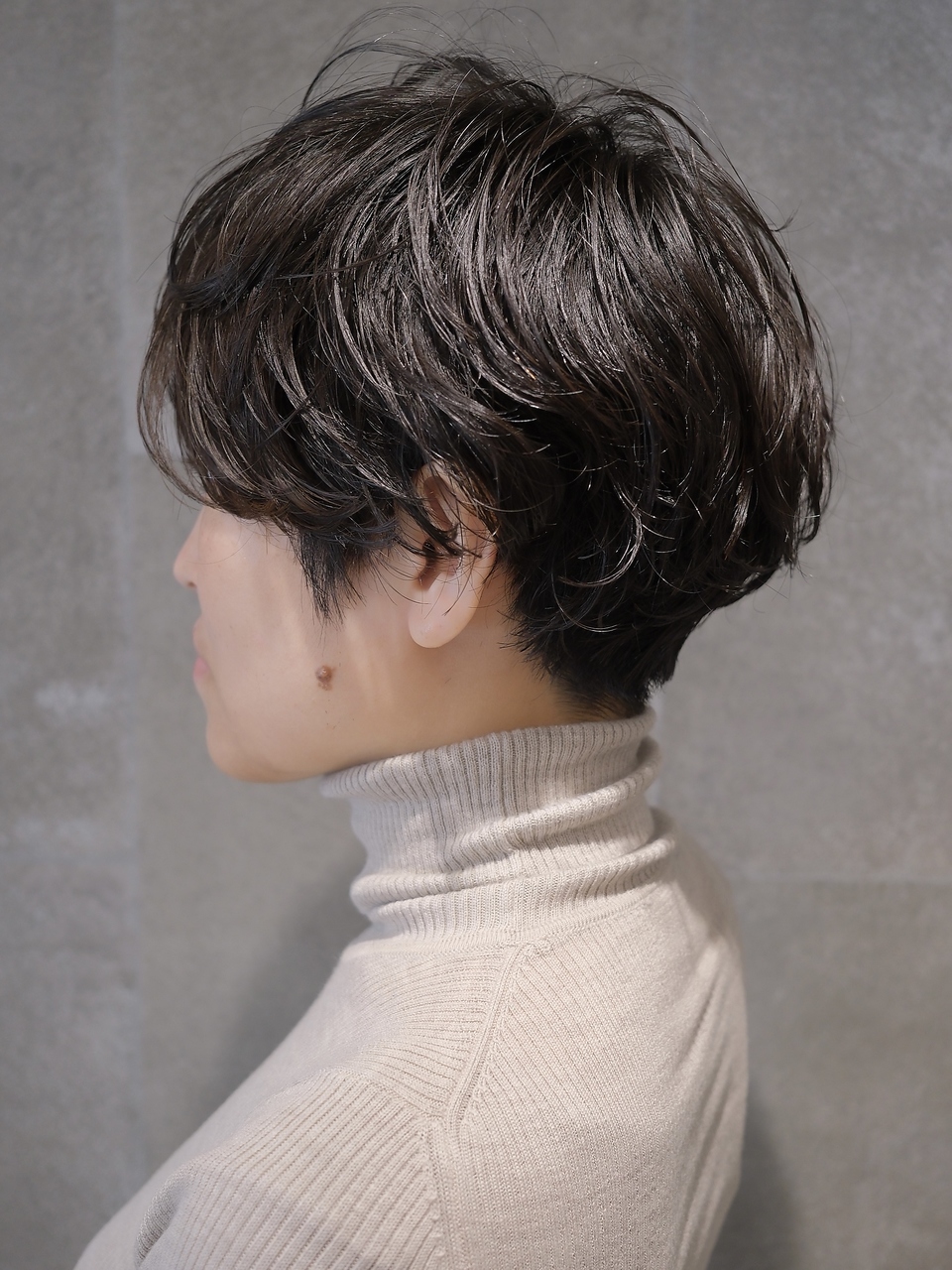 ピークアブー 原宿ハラカド(PEEK-A-BOO)&nbsp;ショートボブ襟足短め多毛直毛パーマ動きスタイリングボリューム