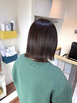 シエル ヘアーメイクアップ(CieL hair make up) 髪質改善カラーでサラツヤ◎外ハネボブ/ナチュラルブラウン