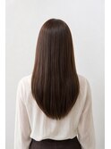 Vカットツヤストレートロング