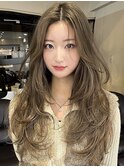 レイヤーカット/ワンホンヘア/韓国ヘア/顔まわり/大阪/梅田