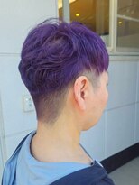 グラスヘア 石垣店(Grass Hair)&nbsp;ブロックスタイル×アメジストカラー