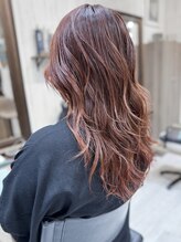 リモア(L I M O A)&nbsp;ブリーチなしのアプリコットカラー