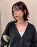 レイヤーカットワインレッド髪質改善似合わせカット白髪ぼかし