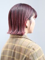ジアン バイ ミルボン 西宮ガーデンズプラス(GIEN by milbon) 切りっぱなしボブ/タッセルボブ/外ハネボブ/ぱつっとボブ/ピンク