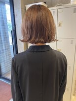 エインアンリー 明治神宮前(AIN.ANLY.)&nbsp;ボブ毛先パーマ、ニュアンスパーマ、ゆるめパーマ
