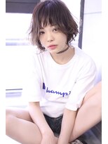 ブラン 天王寺(Blanc)&nbsp;【Blanc】ショートボブ×グレージュ×グラデーション