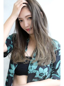 ブラン 梅田(Blanc) 【Blanc/梅田】3Dハイライト＿グレージュ＿グラデーションカラー