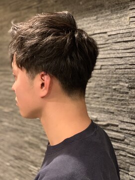 ヒロギンザ 恵比寿店(HIRO GINZA) ツーブロックビジネスショートレイヤーかき上げコンマヘア