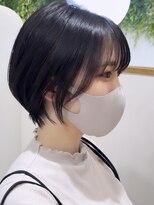 ビューイースト 亀戸 錦糸町(VIEW EAST)&nbsp;マッシュショートボブ/フェザーバング/カーキグレージュ