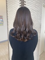 ボナ ヘアー(bona.hair) セミロングブラウンカラー