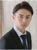 七三＆ワイルドアップバングな男前フェードカットa戸田公園