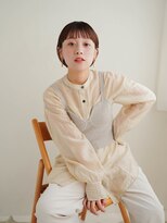 ムク 甲府(muku.)&nbsp;前髪/ココアベージュ/小顔に見せるヘア/オリーブグレー[甲府駅]