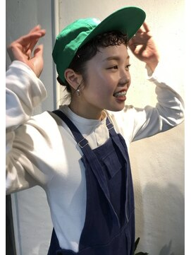 エイジェンヌホーム(asienne home) short bang perm