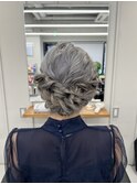 ウルフヘアのアップスタイル【清板】