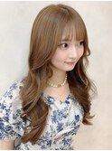 山村/巻き髪風パーマ/デジタルパーマ/韓国風/小顔前髪カット銀座