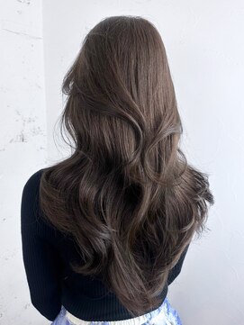 アルバム 新宿(ALBUM SHINJUKU) 美髪グレージュカラーセミディレイヤーロング_ba509761