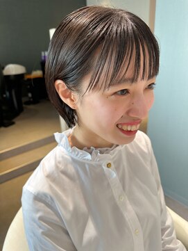 アム(amu) ミニボブ/耳掛けショート/ショートボブ/前髪カット