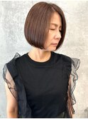 ＊大人ボブ耳かけボブコンパクトボブミニボブ前髪なし30代40代1