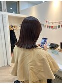 しばれるボブ×カシスラベンダー【kum川越】