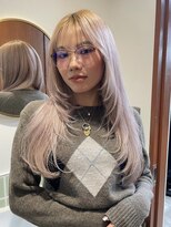 ニコ トウキョウ 渋谷(nico TOKYO)&nbsp;ラベンダー/レイヤー/ダブルカラー/ケアブリーチ/ハイトーン