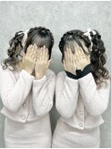 量産系ヘアセット