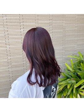チトセ美容室(chitose) ブリーチ無しピンクラベンダー