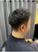 スパイキーショート/メンズパーマ/ショート/barber/理容室/床屋