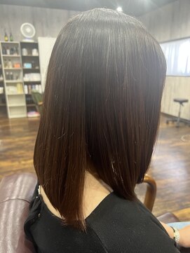 アイリーファンビリ(irie fambilly) Ribh髪質改善メテオカラー×コッパーオレンジ