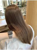 まろやかマロンベージュオリーブカラーミディアムヘア(TO-44)