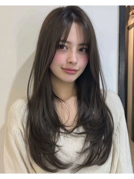 ジュール サウス 新宿南口(Joule South) 顔周り/レイヤーカット/ブリーチなし/韓国レイヤー/前髪カット
