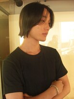 ノラジャーニー(NORA Journey)&nbsp;メンズボブウルフメンズミディアムレイヤーカットメンズウルフ