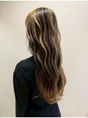 派手すぎない◎大人の遊び心を叶えるハイライトロング/ブリーチ
