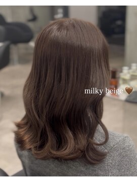 フォレストミラー(Forest Mirror) milk tea beige 【Forest Mirror 新宿】