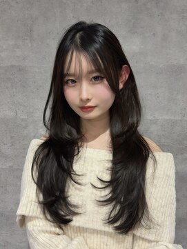 アンダーバーホワイト(_WHITE) ヨンモリレイヤー/艶髪