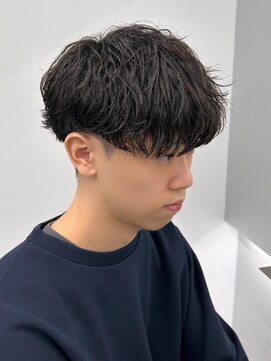 エルマーク 松山(L-MARK) ツイストスパイラル/スパイラルパーマ/メンズ/マッシュ/眉毛