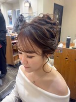 セットサロンエース(Set salon Ace)&nbsp;綺麗め　高めアップヘア