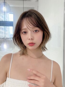 ロンドエニカ 大宮(Lond enika) ワンホンレイヤー/前髪カタログ/顔周りカット/★7