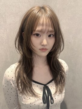 コト 福井大和田店(coto) 福井レイヤーハッシュワンカラーベージュ髪質改善大和田顔周り