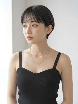 モアナ バイ ヘッドライト 上田店(Moana by HEADLIGHT) Moana【上田】#ショートボブ#黒髪ショート#小顔魅せショート